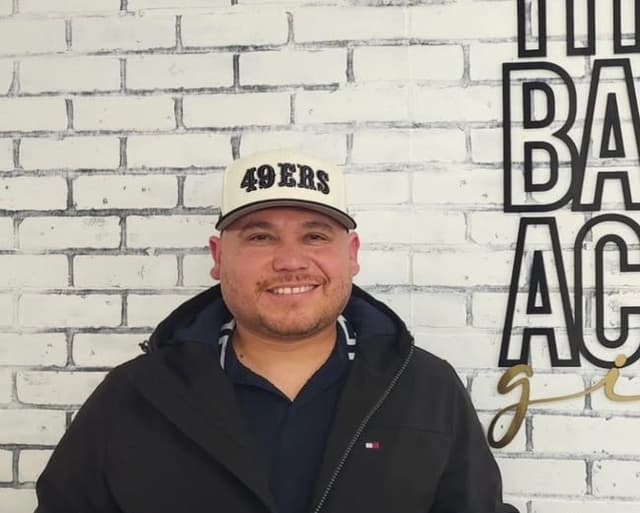 Eduardo, barber at The Chop Shop in Watsonville