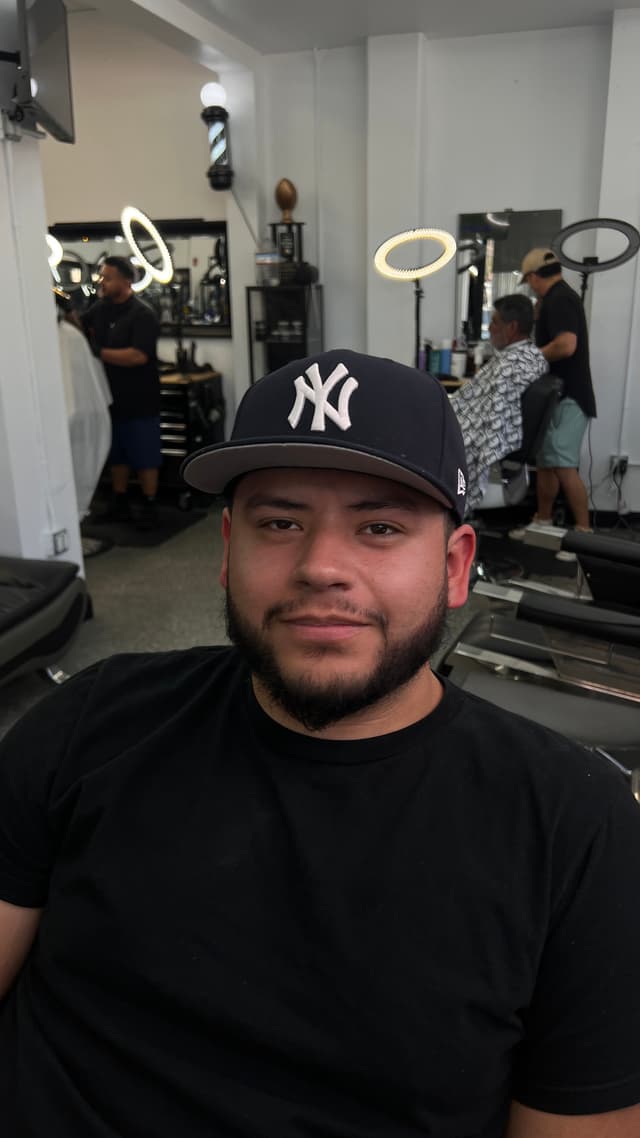 Jesus, barber at The Chop Shop in Watsonville