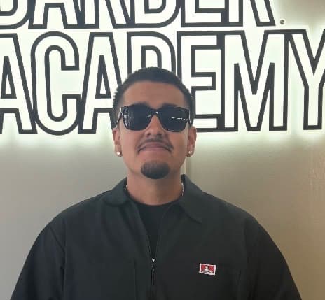 Jose "Sleepy", barber at The Chop Shop in Watsonville